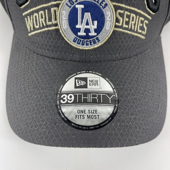 LA Dodgers New Era 2020 WS Champions Cap One Size Fits Grey - Picture 2 of 11